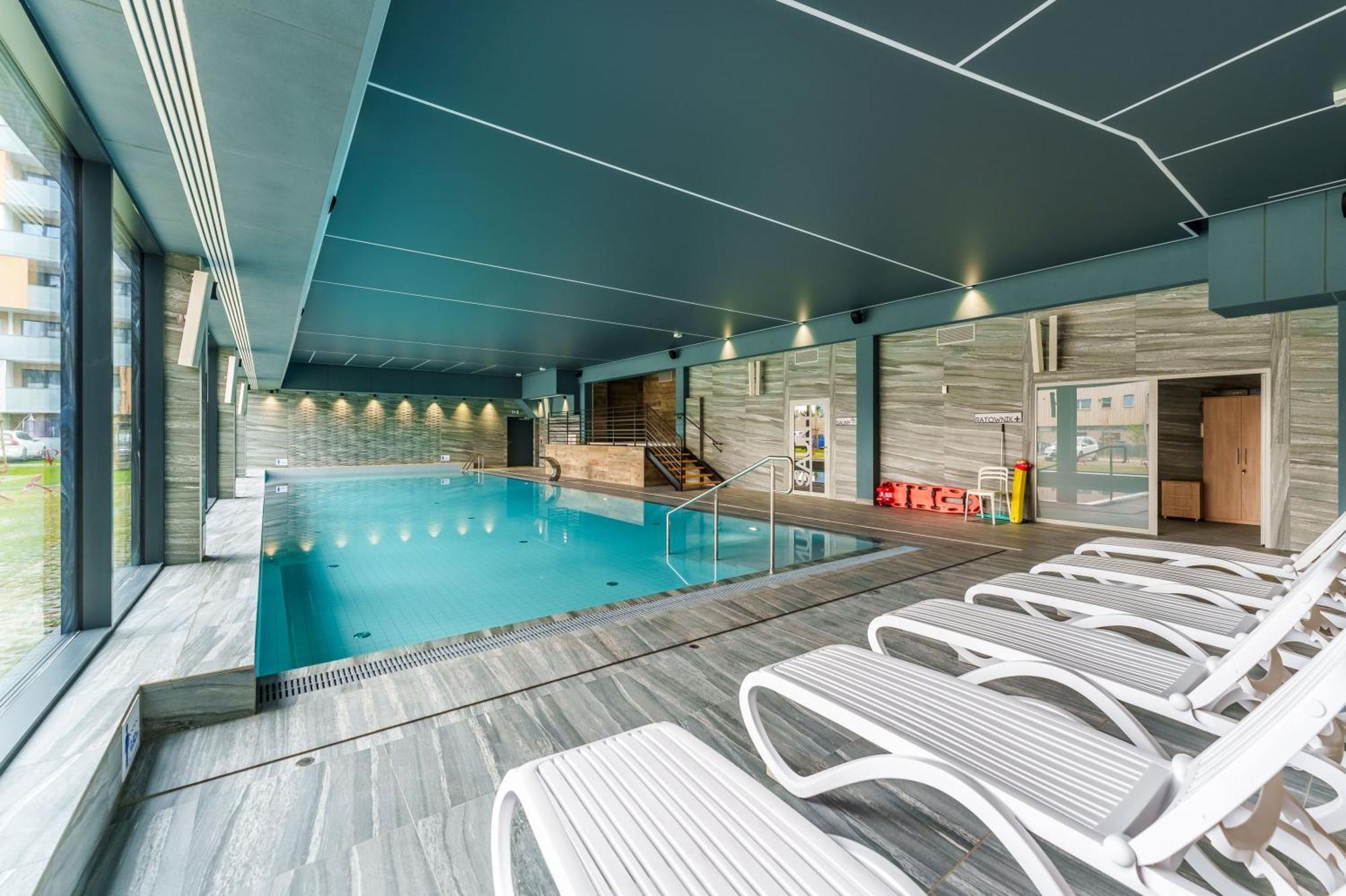 Apartament Delux Kasprowicza 20C Prywatny Parking Basen Sauna Oraz Silownia W Cenie Kołobrzeg Exteriör bild